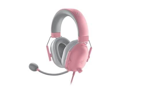 Image of Razer BlackShark V2 X - Multi-Platform Wired E-sports Headset (Triforce 50 mm Drivers, Advanced Passive Noise Cancellation, 7.1 Surround Sound, Hyperclear Cardioid Mic) Quartz Pink