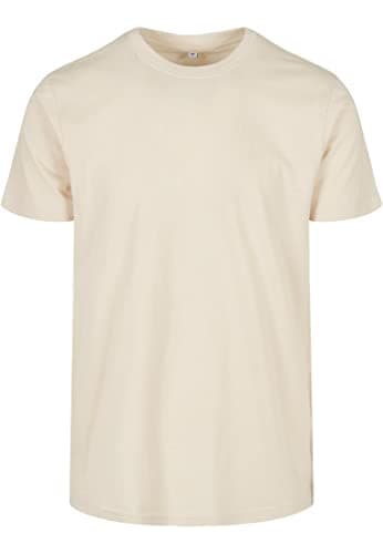 Image of Build Your Brand Men's Basic Round Neck T-Shirt T-Shirt, Sand, XL