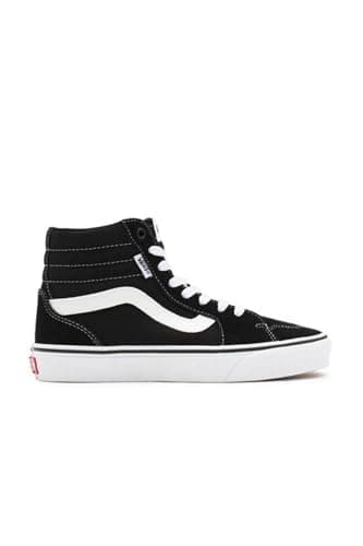 Image of Vans Men's Sneaker, Suede Canvas Black White, 14 UK