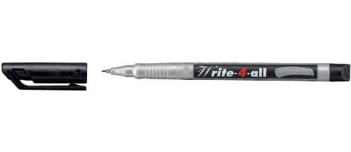 Image of Stabilo Write-4-All Permanent Marker Pen Medium Black