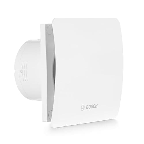 Image of Bosch Bathroom Extractor Fan 1500 DH 100 mm - For Ventilation in Bathroom and Toilet, Against Moisture and Mould - With Humidistat and Timer - 100mm Diameter