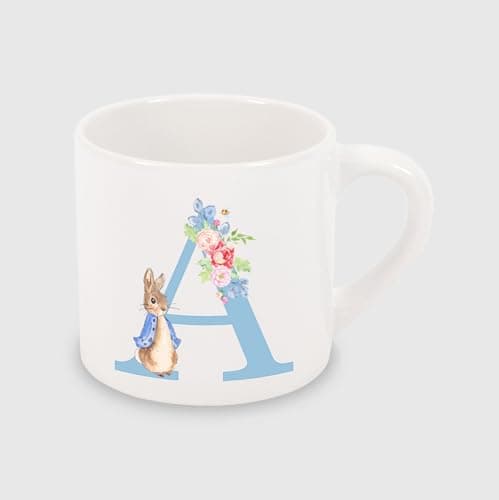 Image of Noble & Page - Bright & Fun 6oz Polymer Unbreakable Mug - Blue - Peter Rabbit - A