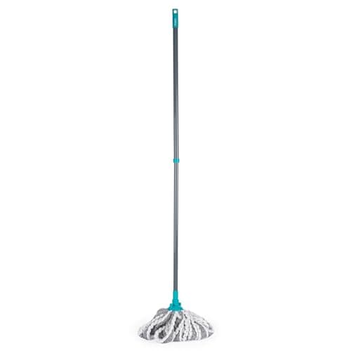 Image of Beldray AntiBac Telescopic Floor Mop with Replacement Mop Head, Treated with Anti-Bac Protection, 127 cm Extendable Handle, Super Absorbent, Blue