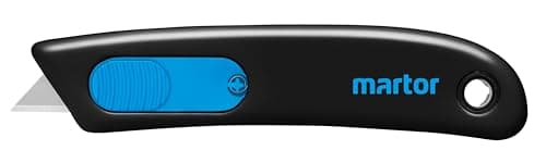 Image of MARTOR Safety Knife with Blade retraction, SECUNORM SMARTCUT, Professional Cutters, Small, Light, for Right and Left Hander, Disposable