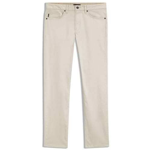 Image of BOSS Men's Delaware Trousers_Flat, 271light beige, 42W / 34L
