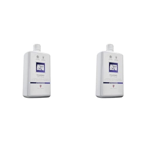Image of Autoglym Foaming Car Wash, 1 Litre, High Foaming Shampoo, Car Cleaning Shampoo For All Bodyworks, Streak Free Finish, pH Neutral (Pack of 2)