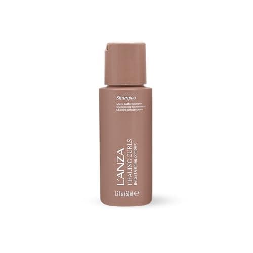 Image of L'ANZA Healing Curls Butter Shampoo - Curly Hair Shampoo for a Creamy, Colour-Safe Cleanse and Refreshed Curls - Paraben and Sulphate Free Shampoo (50ml)