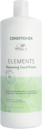Image of Wella Professionals Elements Renewing Conditioner with Natural Ingredients for Dry Hair and Sensitive Scalp - Repairs, Protects and Prevents Frizz - 1 L