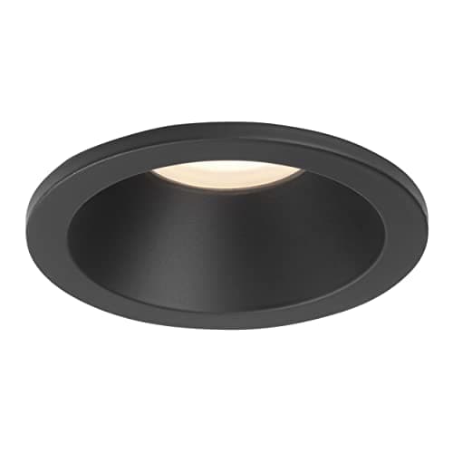 Image of Astro Minima Round Fixed IP65 Bathroom Downlight - IP65 Rated - (Matt Black), GU10 Lamp, Designed in Britain - 1249017 - 3 Years Guarantee