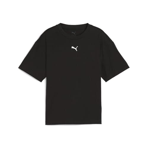 Image of Puma Girls Boxy G Tees, Puma Black, 140 EU