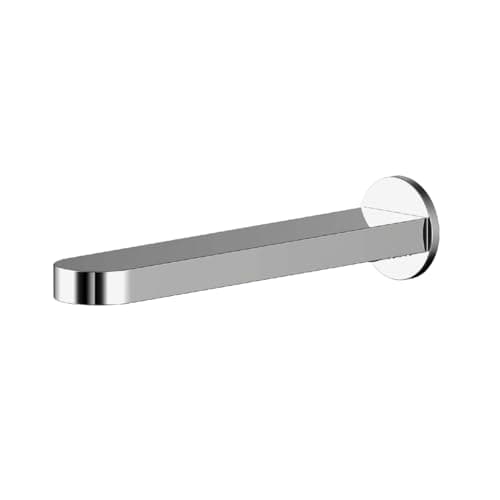 Image of Nuie BIN300 Binsey Modern Bathroom Round Wall Mounted Bath Spout, 45mm, Chrome