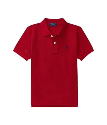 Image of POLO RALPH LAUREN Boys Classic Fit Pony Logo Polo Shirt (Classic Red, Large)