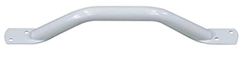 Image of Aidapt White Safety Outdoor Indoor 15" (382 50mm) Easy Grip Coated Steel Grab Bar Rail Support Aid