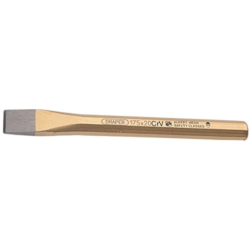 Image of Draper 51570 Expert Octagonal Flat Cold Chisel, 20mm x 175mm , Blue