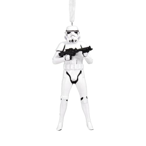 Image of Hallmark Stormtrooper Hanging Christmas Ornament, Star Wars, Space Themed, Resin Tree Decoration