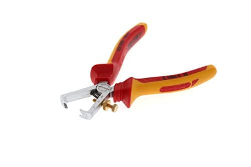 Image of GEDORE VDE Stripping pliers, Adjustable for 0.8-6.0 mm² wire, With opening spring and set screw, VDE 8098-160 H