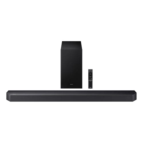 Image of Samsung Q-Series 3.1.2ch Soundbar with Wireless Subwoofer, Dolby Atmos & Q-Symphony Audio, SpaceFit Sound Pro, Adaptive Sound for TV Home Theater (2025 Model) – HW-Q600F