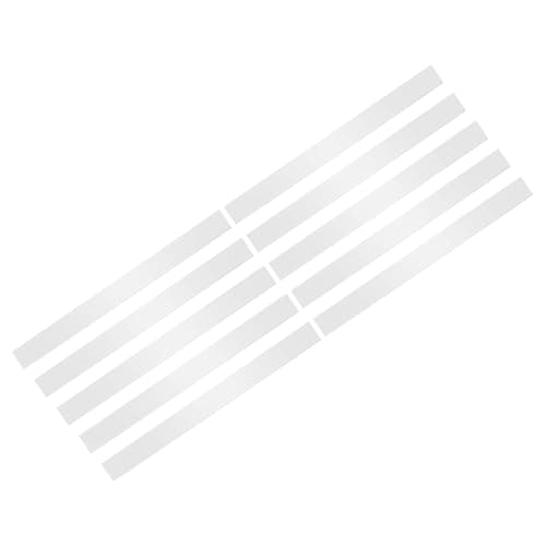 Image of sourcing map 304 Stainless Steel Shims, 12 Inch x 1 Inch x 0.024 Inch Metal Strips Shim Sheet Filler Trim Flat Metal Plate for Home Kitchen Trim Gap Filler 10Pcs