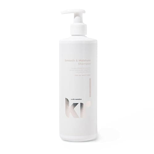 Image of Keratin Revolution Smooth & Moisture Shampoo 500ml - Sulfate-Free Hydrating Hair Cleanser with Keratin for Gentle Frizz Control - Softness, Shine & Strength - Ideal for Dry, Damaged, Treated Hair