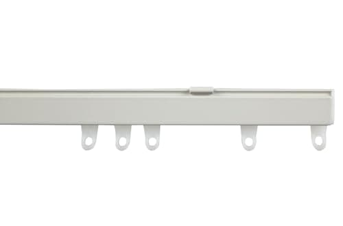 Image of Fineline White Aluminium Heavy Duty Window Curtain Bendable Track Rail Set (200 cm (78.74"))