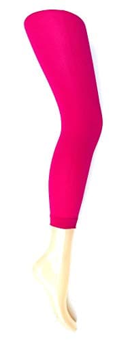 Image of MYSASI Women's 40 den. Opaque Footless Tights Size. M. Fuchsia Pink.