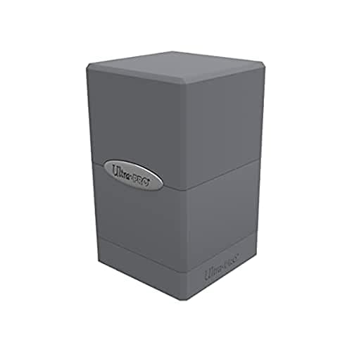 Image of Ultra Pro - Satin Tower Deck Box - Smoke Grey