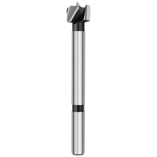 Image of HSAWBIT 12mm Forstner Drill Bit for Woodworking, Forstner Bit Wood Drill Bits for Holes, Hinge Cutter (Ø12mm, length 90mm, Round Shank)