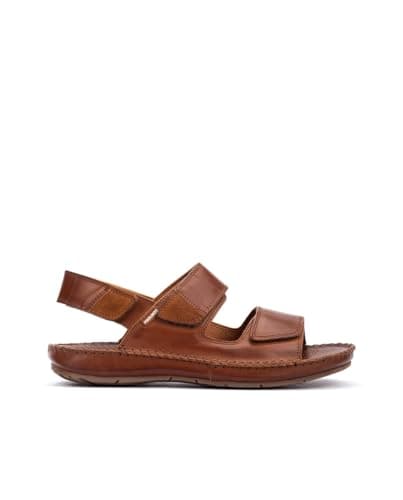 Image of Pikolinos Tarifa Leather Flat Sandals for Men, Leather, 7 UK