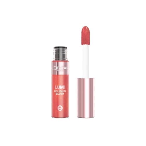 Image of L'Oréal Paris Lumi Le Liquid Blush, Lightweight Radiant Colour & Glowy Finish, Highly-Pigmented, Buildable, Blends Seamlessly For A Gorgeous, Lasting Glow, 625 Glowy Gold Pink