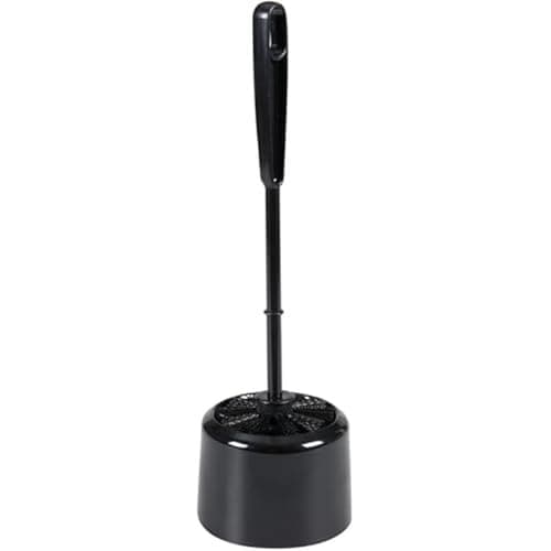 Image of ABENA Black Toilet Brush |35cm|Ø8cm| Toilet Brushes & Holders Are An Essential To Have In Your Cleaning Supplies. Our Toilet Brush Set Makes Perfect Cleaning Tools For Toilet Cleaning.