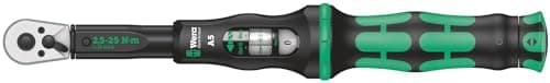 Image of Wera Click Torque A 5 Adjustable Torque Wrench, 1/4" Square Drive, 2.5 - 25 Nm, 05075604001