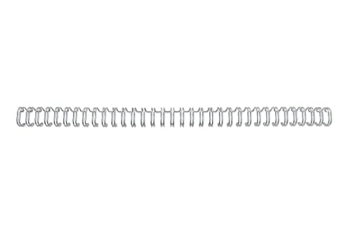 Image of GBC WireBind Binding Wires, 12.5 mm, 115 Sheet Capacity, A4, Silver, Pack of 100, RG810897