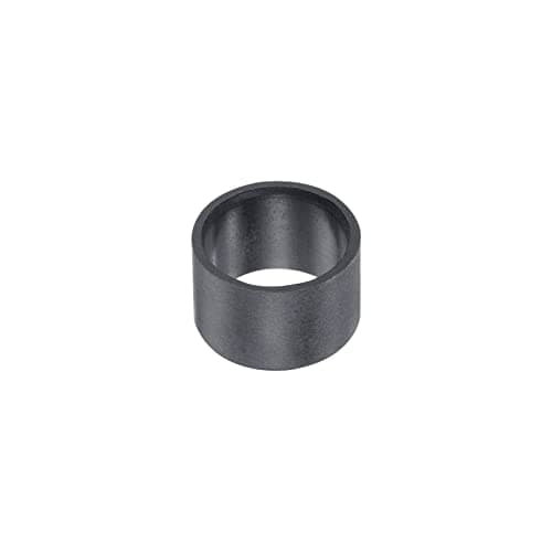Image of sourcing map Sleeve Bearing 10mm Bore 12mm OD 8mm Length POM Wrapped Oilless Bushings Black
