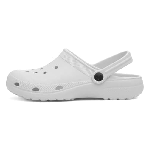 Image of Shoe Zone - Womens White EVA Slip On Clog - Size 9 UK - White