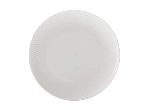 Image of Maxwell & Williams White Basics Diamonds Side Plate, Porcelain, 18 x 18 x 2 cm
