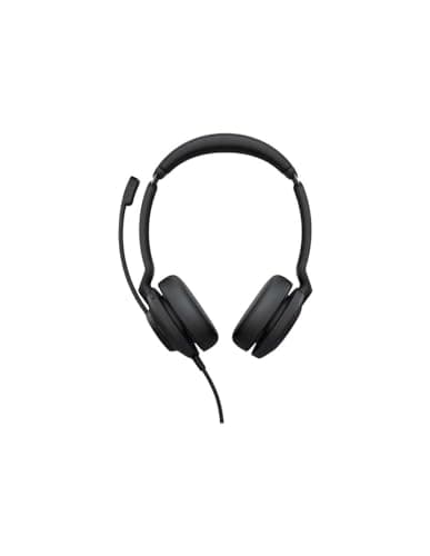 Image of Jabra Evolve2 30 Headset – Stereo Kopfhörer mit Noise Cancelling – UC Zertifiziert – mit 2-Mikrofon Anruf-Technologie – USB-A Kabel – Schwarz