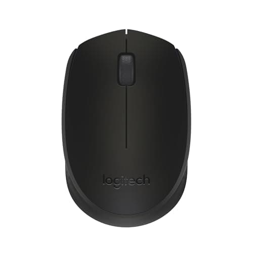 Image of Logitech M171 Wireless Mouse for PC, Mac, Laptop, 2.4 GHz with USB Mini Receiver, Optical Tracking, 12-Months Battery Life, Ambidextrous - Black