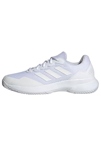 Image of adidas Men's Gamecourt 2.0 Tennis Shoes, FTWR White FTWR White FTWR White, 11.5 UK