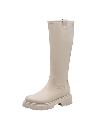 Image of Marco Tozzi Women's 2-25682-45 Fashion Boots, Ivory, 40 EU, ivory, 8 UK