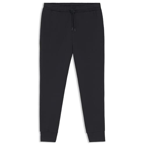 Image of BOSS Men's Hadiko Stretch Cotton Logo Print Jogging Bottoms, Dark Blue 402, L