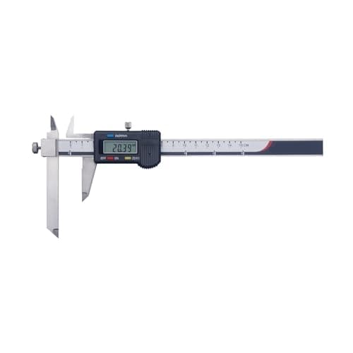 Image of Telescopic Jaw Digital Display Caliper V Shaped Outer Arc Radius Single Point Measuring 150 200 300 Mm Effortless Precise Measurements(0-150mm)