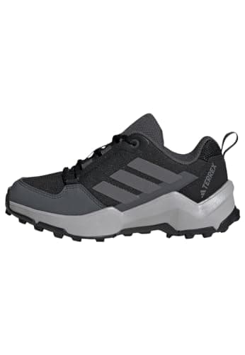 Image of adidas Unisex Kids Terrex AX4R Hiking Shoes, Core Black/Grey Four/Grey Six, 4.5 UK