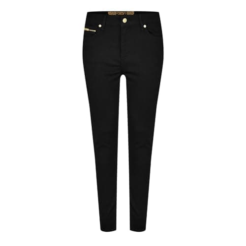 Image of Biba Womens Stevie Stretch Skinny Jeans Black 31W / 32L