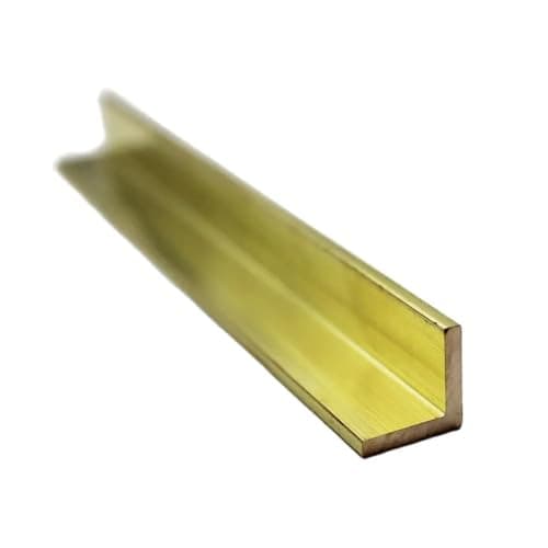 Image of Brass Sheet L Angle Brass Stock Metal Square Flat Bar Rod(10x20x1.5x500mm 1pc)