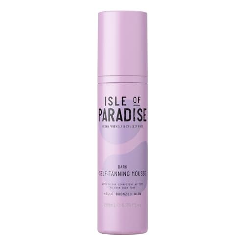 Image of Isle of Paradise Self Tan Mousse, Dark (200 ml) Self Tanning Foam, Natural Ingredients & Vegan (packaging may vary)
