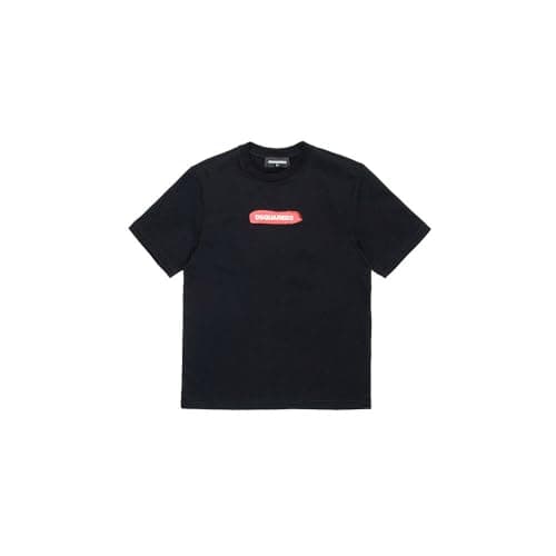 Image of DSQUARED2 Kids Relax Short Sleeve T-Shirt 4 Years Black