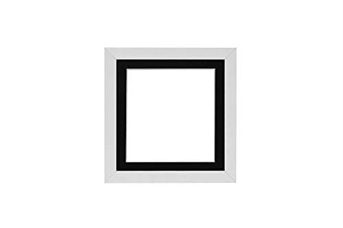 Image of White Frame With Black Colour Deep Mount - 3D Deep Box Frame Range Photo Frame | Picture Frame - (35.6x27.9cm for 21x29.7cm) 14x 11 for A4 pictures