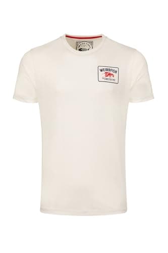 Image of Weird Fish Lobster Pot Back Print Graphic T-Shirt Dusty White Size 2XL