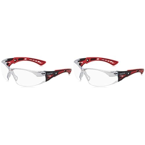 Image of Bolle RUSH+CLEAR Clear Lens Safety Glasses (Pack of 2)