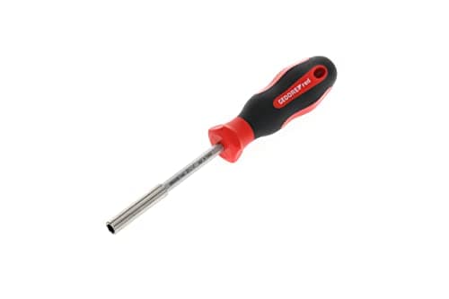 Image of GEDORE red Screwdriver bit holder magnetic 1/4" 6.3 mm hex, Screwdriver, 2-component handle, 210 mm, R38950000